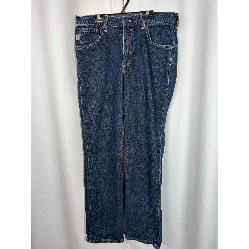 Carhartt FR Flame Resistant Dark Wash Traditional Fit Jeans 32x34 CAT 2 Workwear